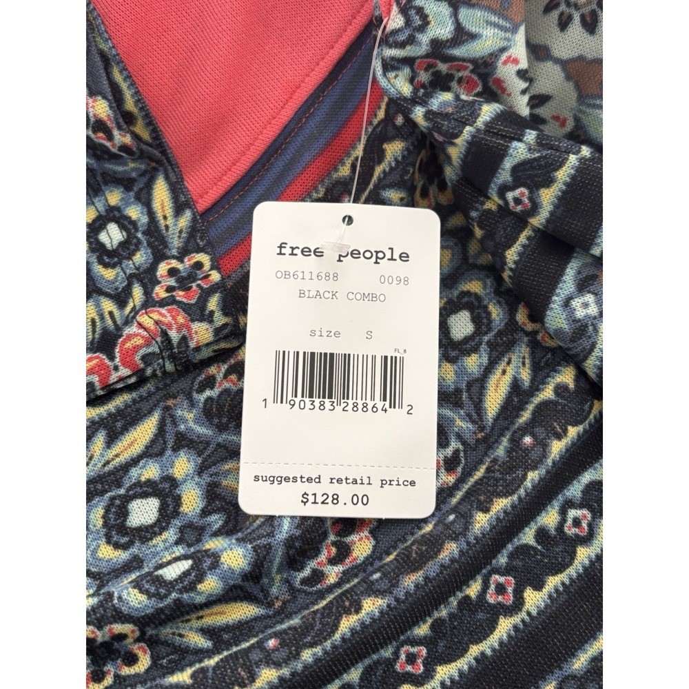 Free People NWT Small Women's Stepping Out Dress Tunic Sweater Dress Knit $128 - Picture 3 of 7